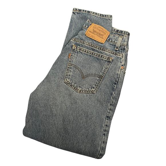 Vintage Levi's Jeans Orange Tab 951 | Made in USA | Relaxed Tapered Leg Denim - Picture 2 of 11